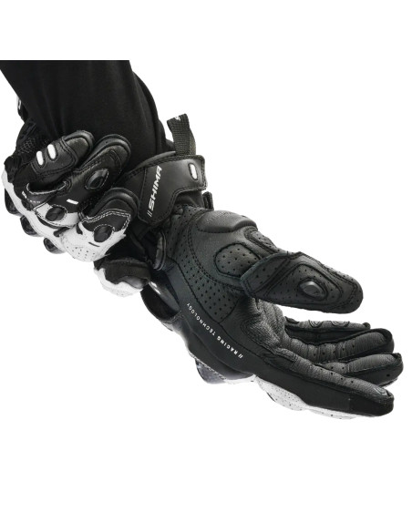 SHIMA XRS-3 WHITE MOTO GLOVES