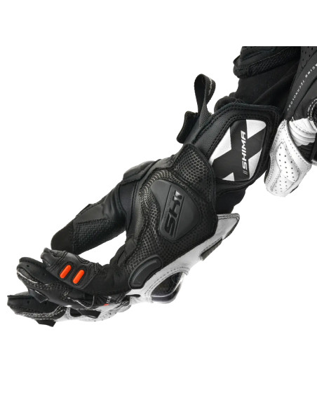 SHIMA БЕЛЫЕ МОТОПЕРЧАТКИ XRS-3