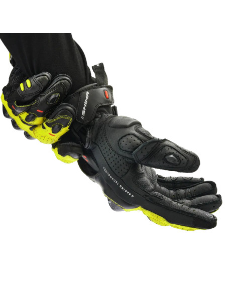 SHIMA XRS-3 FLUO MOTO GLOVES