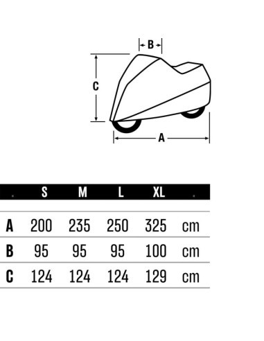 HELD COVER BASIC 2 MOTORCYCLE COVER