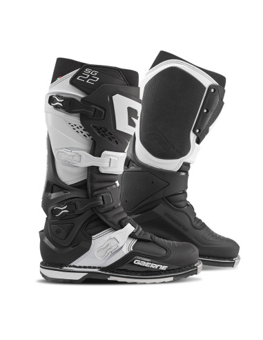 GAERNE SG-22 BLACK/WHITE KROSINIAI/ENDURO MOTO BATAI