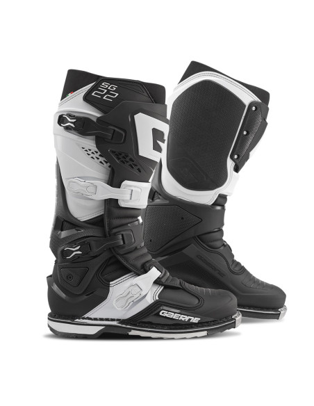 GAERNE SG-22 BLACK/WHITE KROSINIAI/ENDURO MOTO BATAI