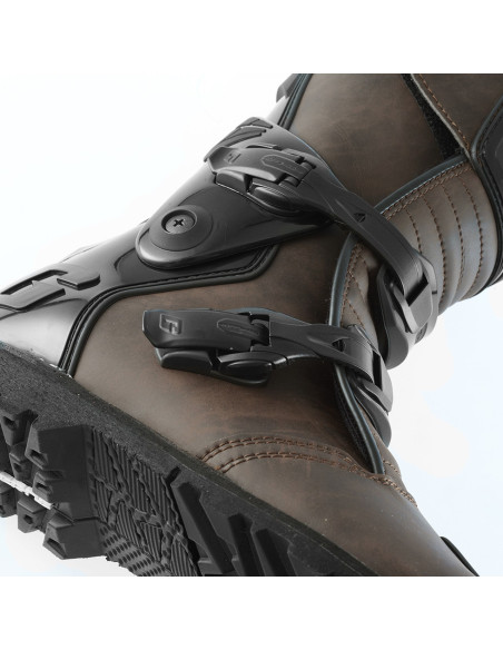 GAERNE G.DAKAR AQUATECH BROWN MOTO BOOTS