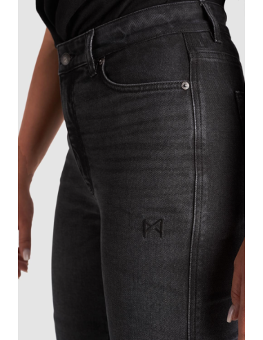 PANDO MOTO KAYA SLIM GREY WOMEN'S MOTO JEANS