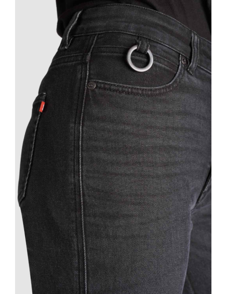 PANDO MOTO ЖЕНСКИЕ МОТОДЖИНСЫ KAYA SLIM GREY