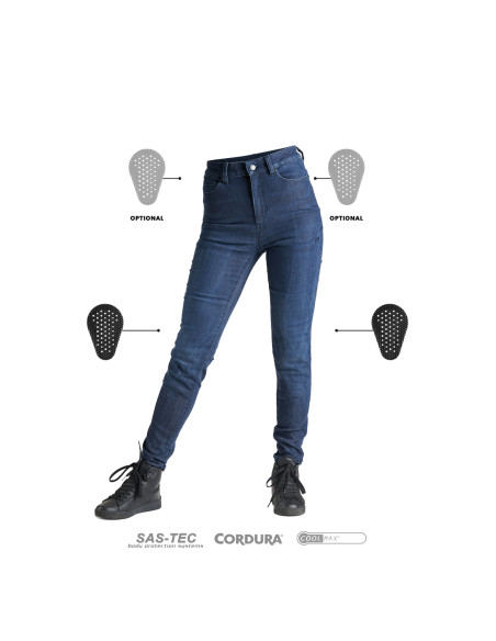 PANDO MOTO ЖЕНСКИЕ МОТОДЖИНСЫ KUSARI COR 02