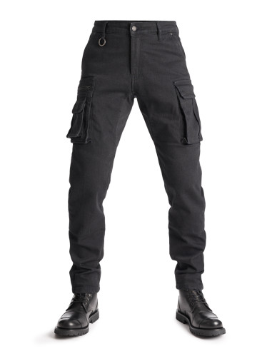PANDO MOTO МУЖСКИЕ МОТО-ДЖИНСЫ DESERT CARGO BLACK