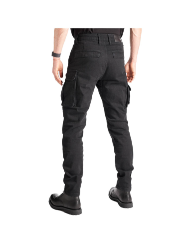 PANDO MOTO МУЖСКИЕ МОТО-ДЖИНСЫ DESERT CARGO BLACK