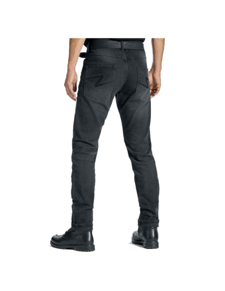 PANDO MOTO МУЖСКИЕ МОТОДЖИНСЫ ROBBY SLIM BLACK