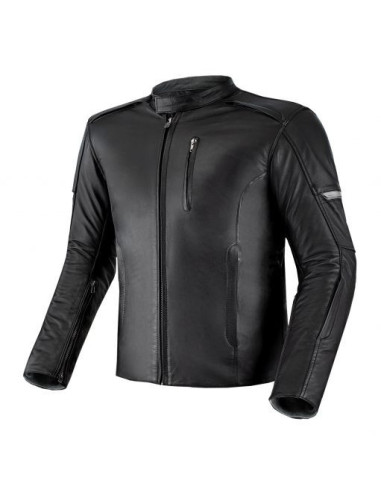 SHIMA HUNTER 2.0 BLACK LEATHER MOTO JACKET
