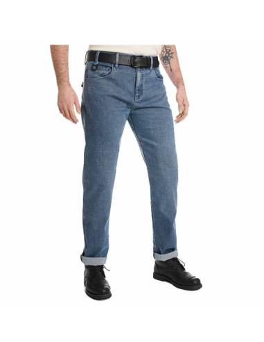 PANDO MOTO JAMES REGULAR BLUE MEN'S MOTO JEANS