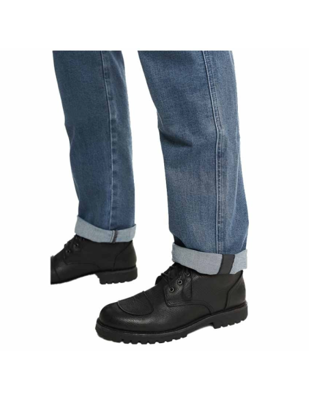 PANDO MOTO JAMES REGULAR BLUE MEN'S MOTO JEANS