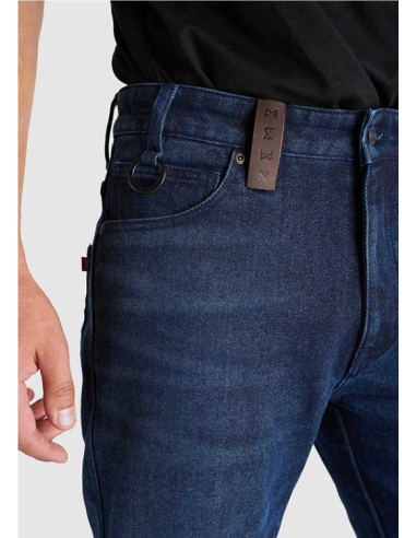 PANDO MOTO ARNIE SLIM BLUE MEN'S MOTO JEANS