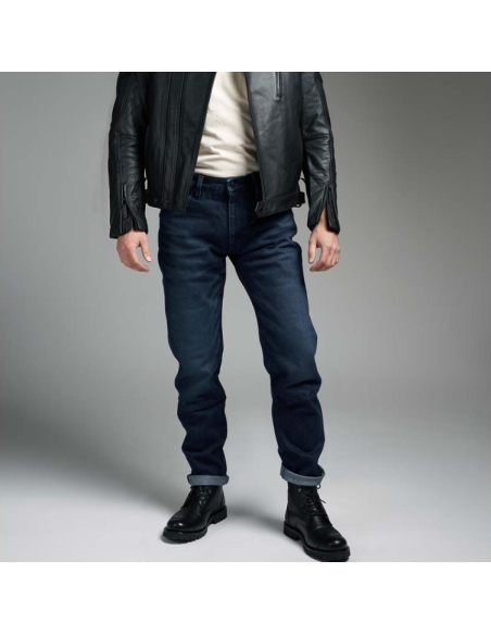 PANDO MOTO МУЖСКИЕ МОТОДЖИНСЫ ARNIE SLIM BLUE