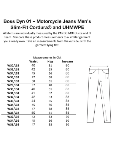 PANDO MOTO BOSS DYN 01 VYRIŠKI MOTO DŽINSAI