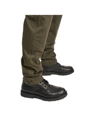 PANDO MOTO MARK OLIVE AAA MEN'S MOTO JEANS