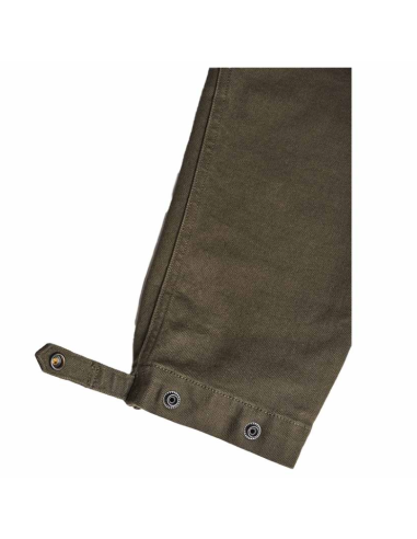 PANDO MOTO MARK OLIVE AAA MEN'S MOTO JEANS