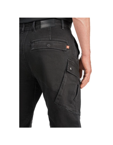 PANDO MOTO MARK BLACK AAA MEN'S MOTO JEANS