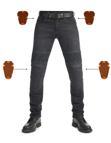 PANDO MOTO KARL DEVIL AAA+ MEN'S MOTO JEANS