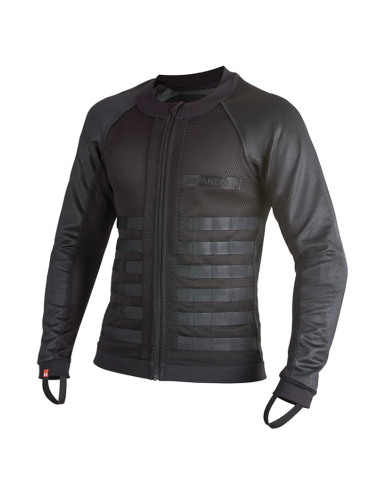 PANDO MOTO COMMANDO UH BLACK MOTO JACKET