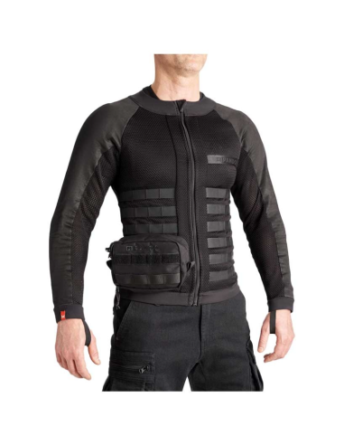 PANDO MOTO ЧЕРНАЯ МОТОКУРТКА COMMANDO UH