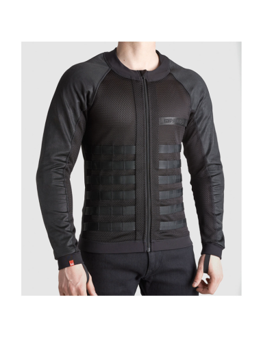 PANDO MOTO ЧЕРНАЯ МОТОКУРТКА COMMANDO UH