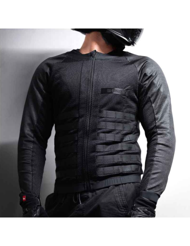 PANDO MOTO ЧЕРНАЯ МОТОКУРТКА COMMANDO UH