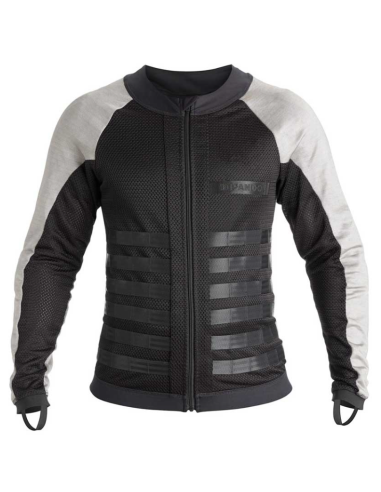 PANDO MOTO СЕРАЯ МОТОКУРТКА COMMANDO UH