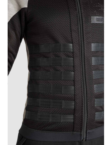 PANDO MOTO СЕРАЯ МОТОКУРТКА COMMANDO UH