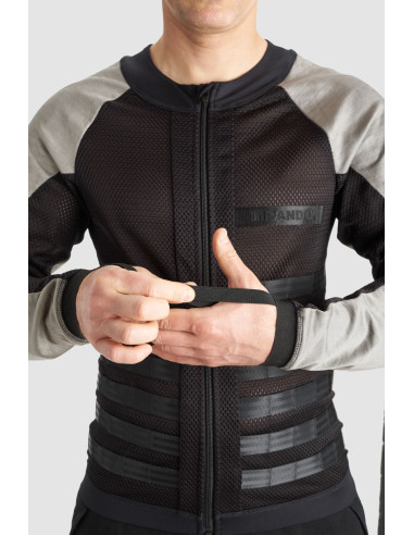 PANDO MOTO COMMANDO UH GREY MOTO JACKET