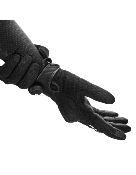 SHIMA SONIC BLACK/WHITE MOTO GLOVES