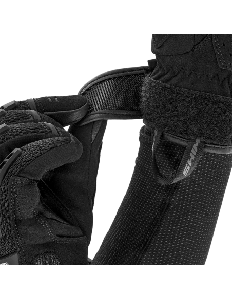 SHIMA STREAM VENT BLACK WOMEN'S MOTO GLOVES