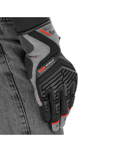 SHIMA STREAM VENT RED MOTO GLOVES