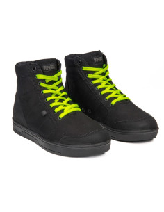 REBELHORN TOWN BLACK SHORT MOTO BOOTS