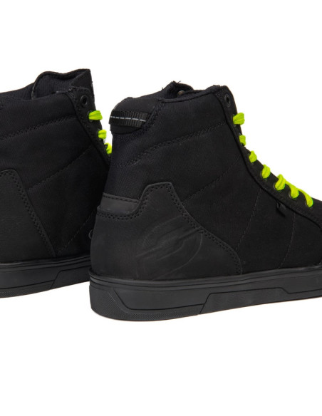 REBELHORN TOWN BLACK SHORT MOTO BOOTS