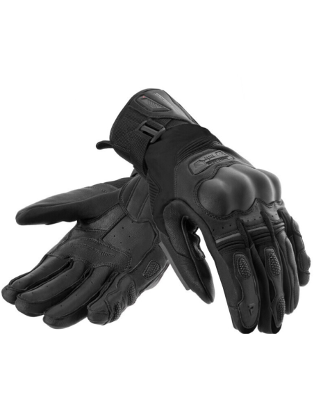 REBELHORN RANGE BLACK MOTO GLOVES
