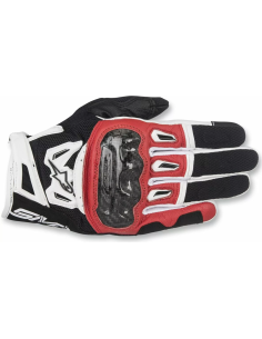 ALPINESTARS SMX-2 AIR CARBON V2 BLACK/RED/WHITE MOTO PIRŠTINĖS