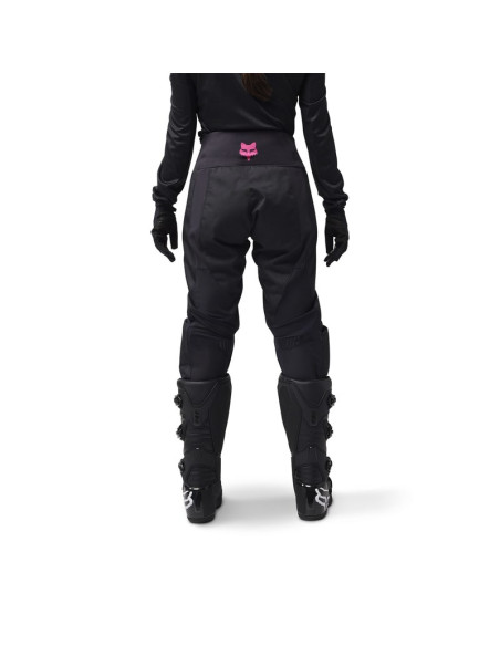 FOX WOMEN'S BLACKOUT BLACK CROSS MOTO TROUSERS