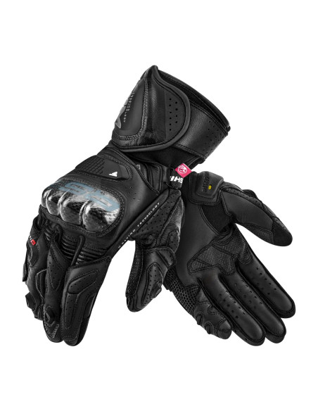 SHIMA RS-3 BLACK WOMEN'S MOTO GLOVES
