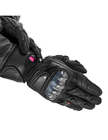 SHIMA RS-3 BLACK WOMEN'S MOTO GLOVES