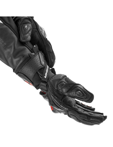 SHIMA RS-3 BLACK MOTO GLOVES