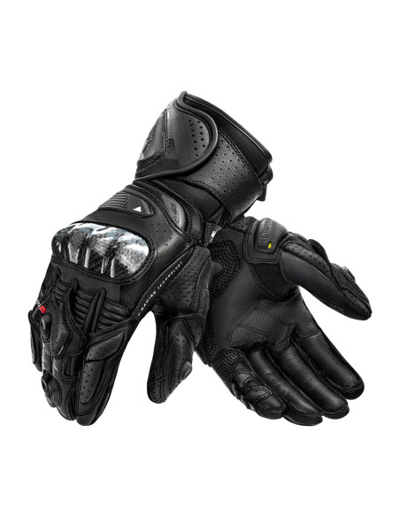 SHIMA RS-3 BLACK MOTO GLOVES
