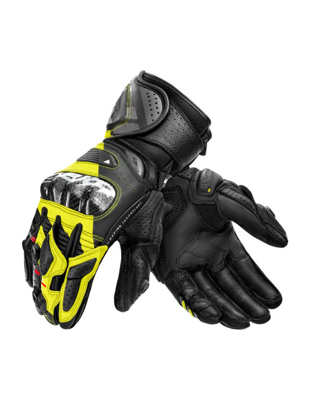 SHIMA RS-3 YELLOW MOTO GLOVES