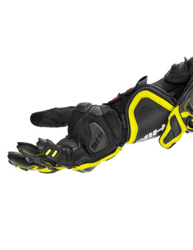 SHIMA RS-3 YELLOW MOTO GLOVES