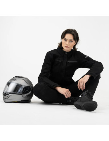 SHIMA ЖЕНСКАЯ МОТОКУРТКА GIRO BLACK