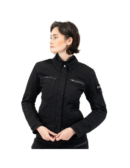 SHIMA ЖЕНСКАЯ МОТОКУРТКА GIRO BLACK