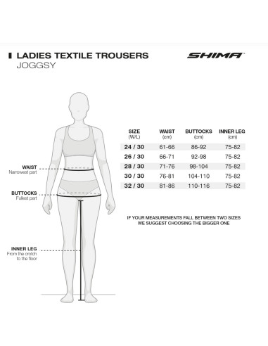 SHIMA JOGGSY BLACK WOMEN'S MOTO TROUSERS