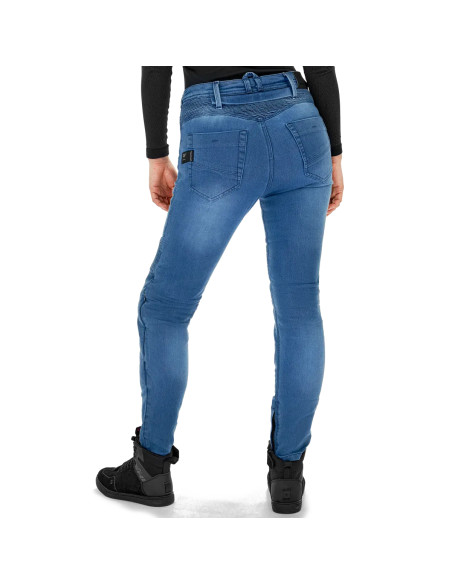 SHIMA ZENITH BLUE WOMEN'S MOTO JEANS
