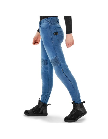 SHIMA ZENITH BLUE WOMEN'S MOTO JEANS