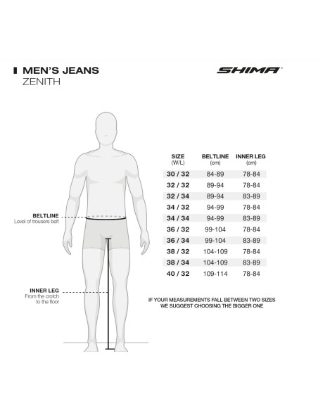 SHIMA ZENITH BLACK MOTO JEANS